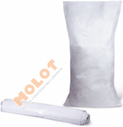Полипропиленовый мешок белый, 105х55 см